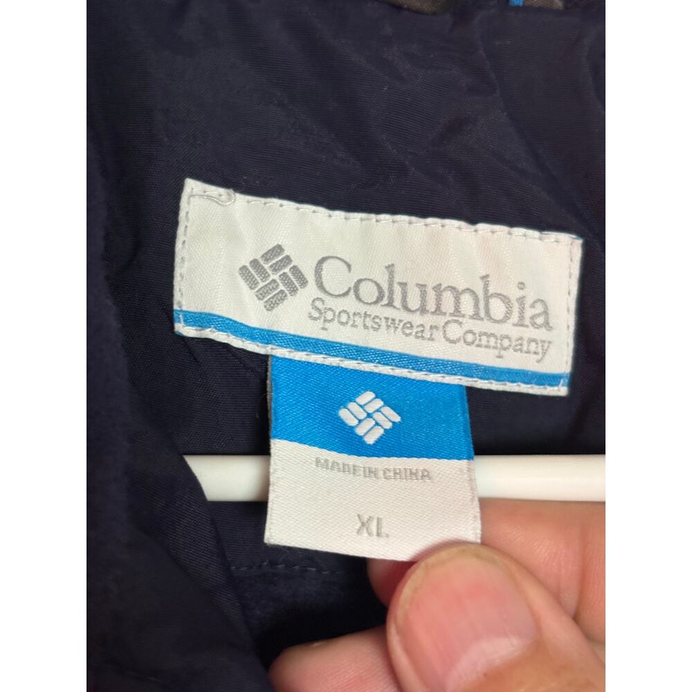 Columbia Womens XL Navy Blue Full Zip Fleece Lined Jacket - Picture 4 of 14